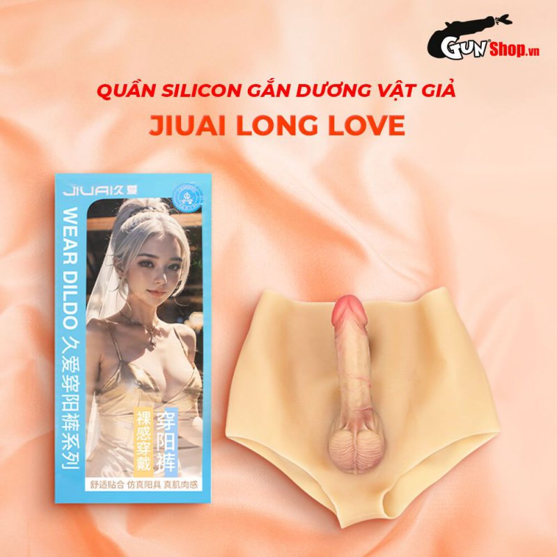 Quần silicon gắn dương vật giả Jiuai Love Size L 01 đặc ruột cho Les