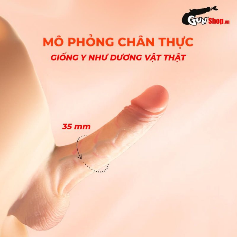 Quần silicon gắn dương vật giả Jiuai Love Size L 01 đặc ruột cho Les