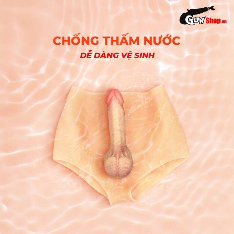 Quần silicon gắn dương vật giả Jiuai Love Size L 01 đặc ruột cho Les