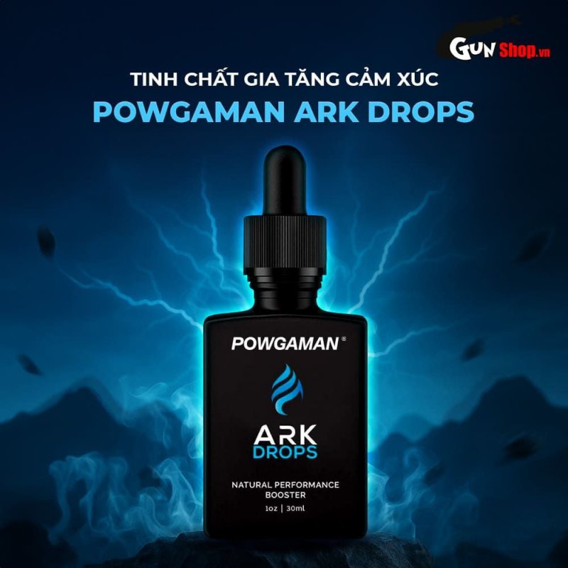 Tinh chất Powgaman Ark Drops 30ml tăng cảm xúc tự nhiên mạnh mẽ