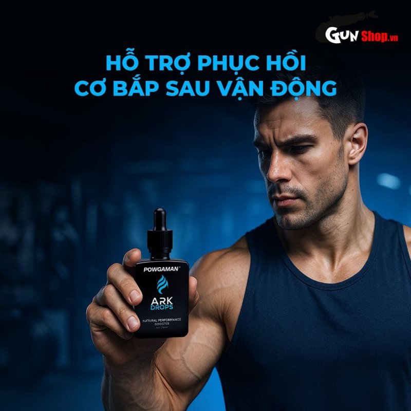 Tinh chất Powgaman Ark Drops 30ml tăng cảm xúc tự nhiên mạnh mẽ