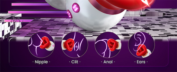 Cửa hàng bán Máy rung hút kèm lưỡi bú liếm 3 in 1 massage kích thích điểm G chính hãng