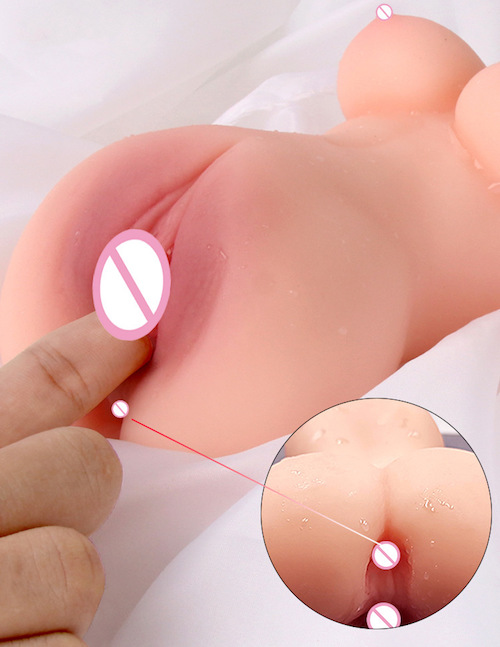 Phân phối Búp bê bán thân cỡ nhỏ mini 700g âm đạo giả nguyên khối nhập khẩu