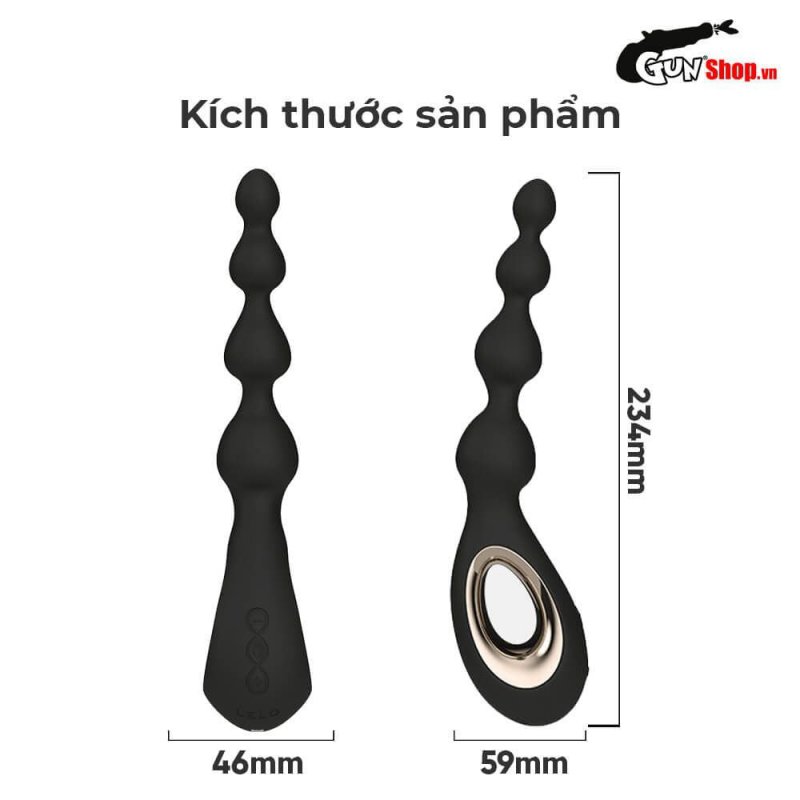 Máy massage hậu môn Lelo Soraya Beads cao cấp, an toàn, thư giãn