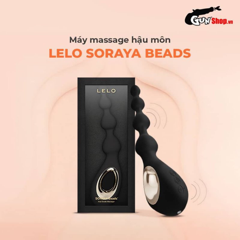 Máy massage hậu môn Lelo Soraya Beads cao cấp, an toàn, thư giãn