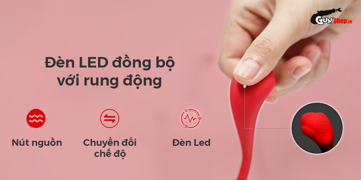 Trứng Rung 2 Đầu Svakom Phoenix Neo - Điều Khiển App, Thỏa Mãn Tối Đa