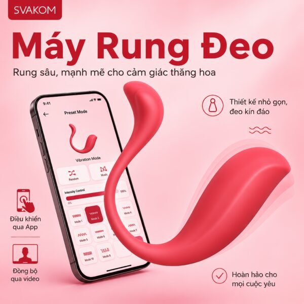 Trứng Rung Svakom Phoenix Neo 2 Điều Khiển Qua App Điện Thoại Kích Thích Điểm G