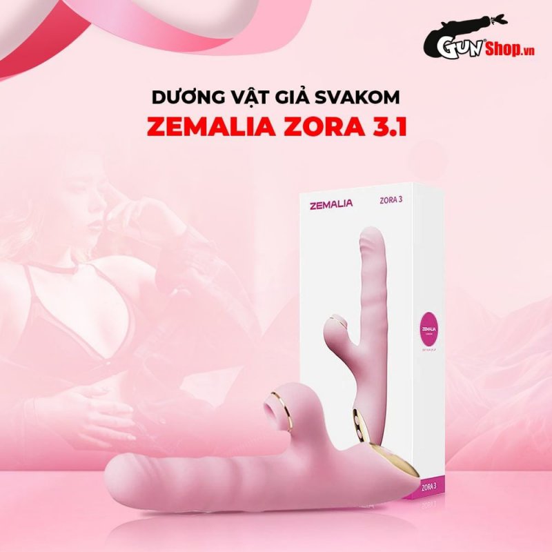 Dương Vật Giả Svakom Zemalia Zora 3.1 Đa Năng Sang Trọng