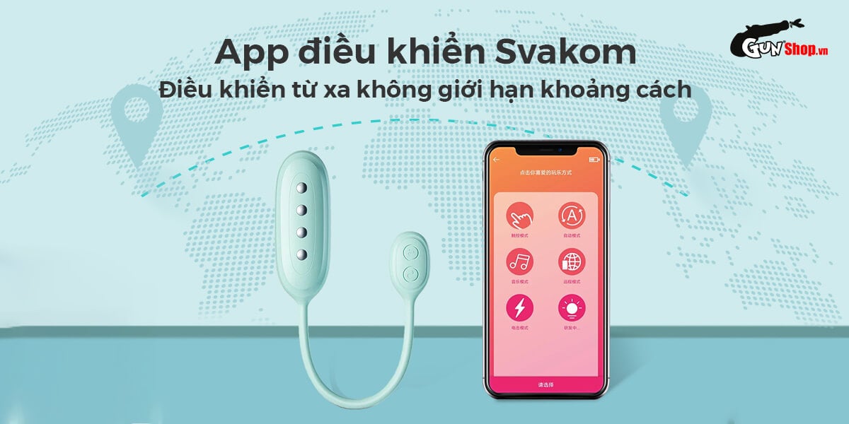 Nơi bán Trứng rung sốc điện Svakom Viviana điều khiển qua app điện thoại tốt nhất