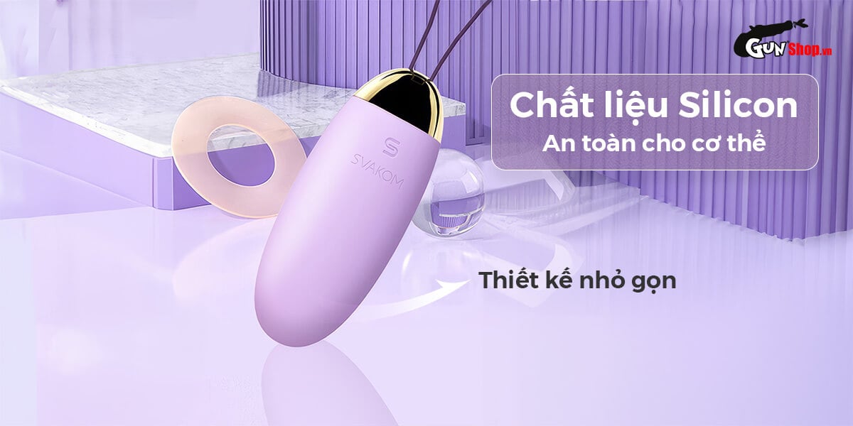 Nơi bán Trứng rung không dây Svakom Elva App-Controlled điều khiển qua app bluetooth chính hãng