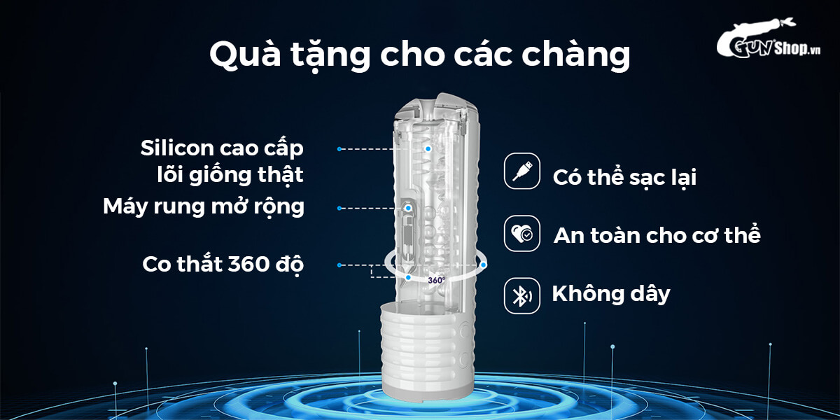 Shop bán Âm đạo giả đa năng Lovense Max 2 rung co bóp điều khiển bằng điện thoại hàng xách tay