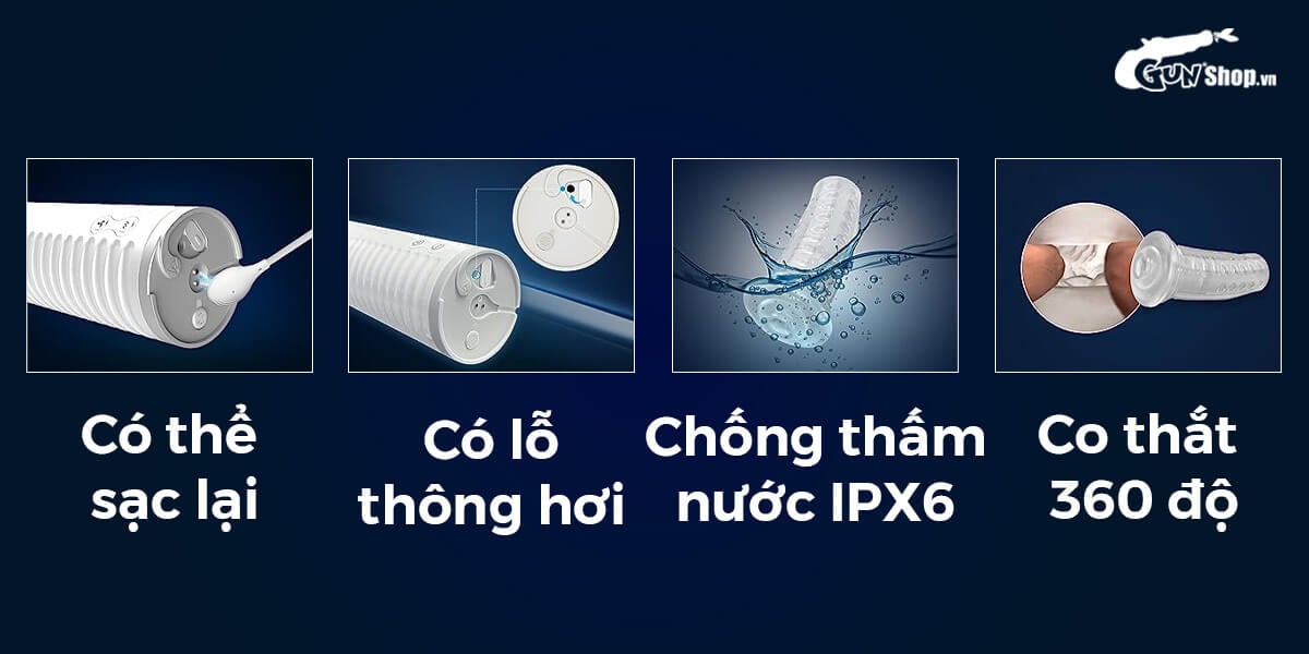 Shop bán Âm đạo giả đa năng Lovense Max 2 rung co bóp điều khiển bằng điện thoại hàng xách tay