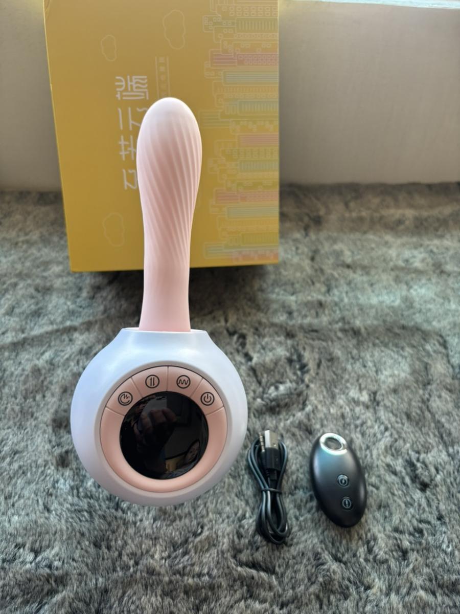Đại lý Dương vật giả Dildo rung thụt toả nhiệt điều khiển từ xa màn hình LCD tự động giá tốt