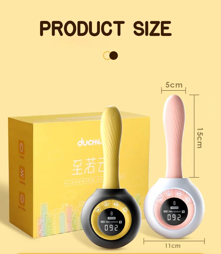 Đại lý Dương vật giả Dildo rung thụt toả nhiệt điều khiển từ xa màn hình LCD tự động giá tốt