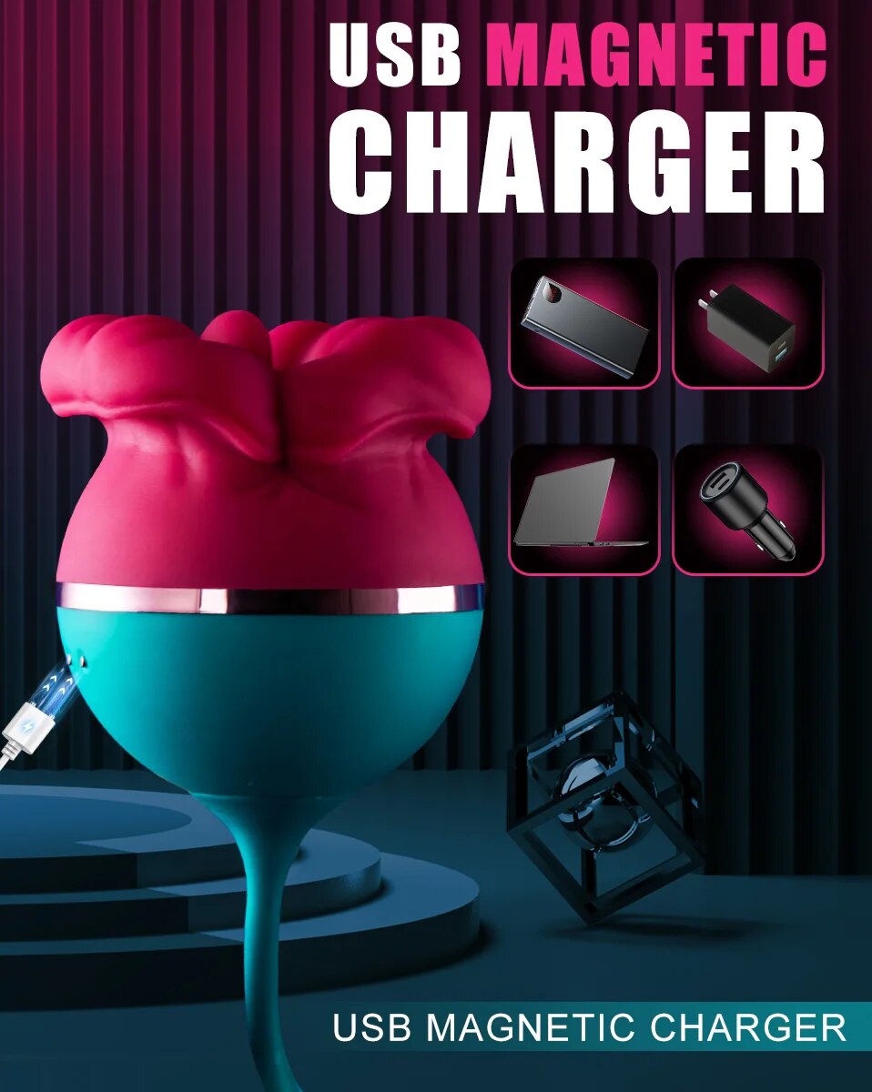 Trứng rung 2 đầu thụt liếm massage mạnh mẽ kích thích khoái cảm