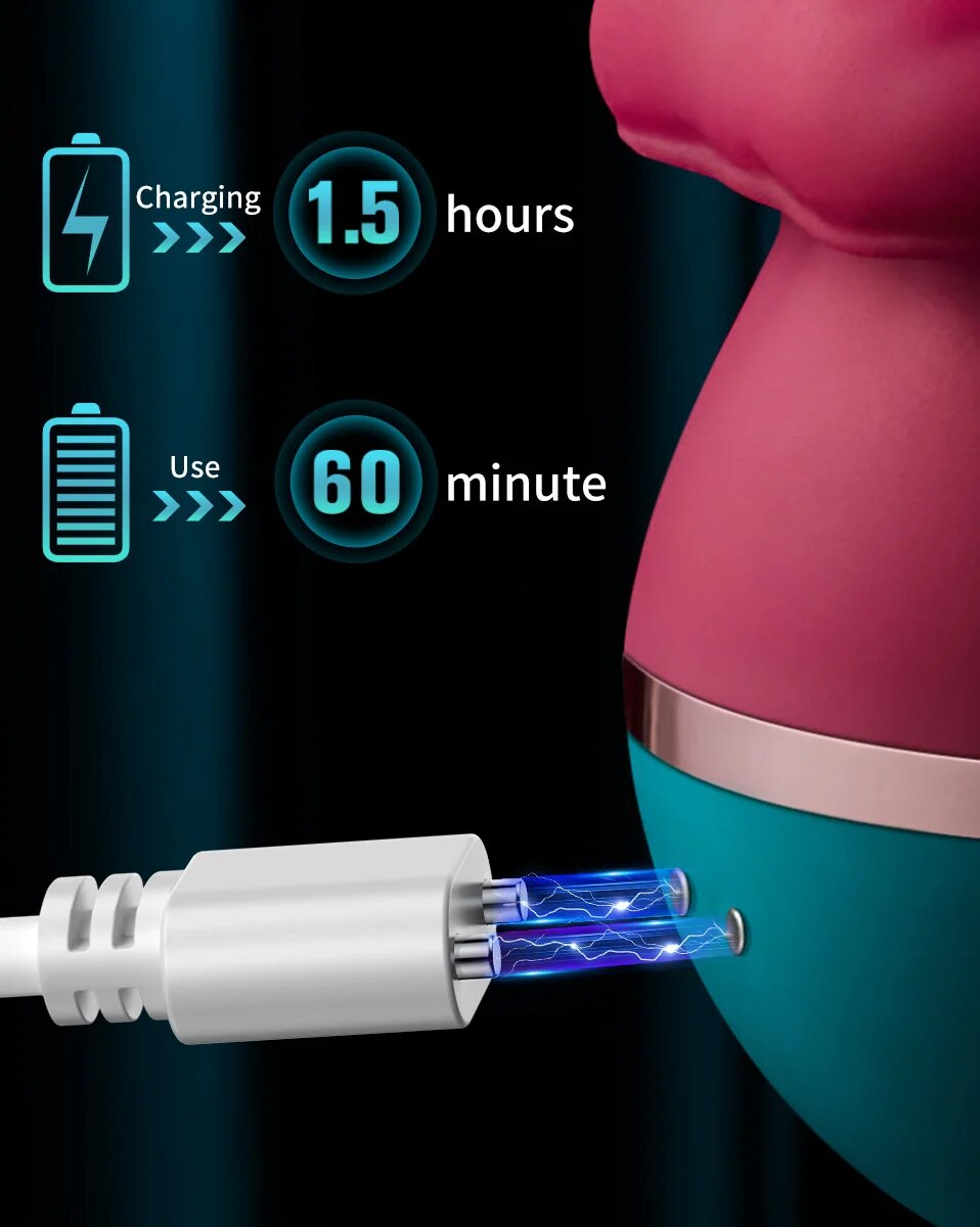 Trứng rung 2 đầu thụt liếm massage mạnh mẽ kích thích khoái cảm