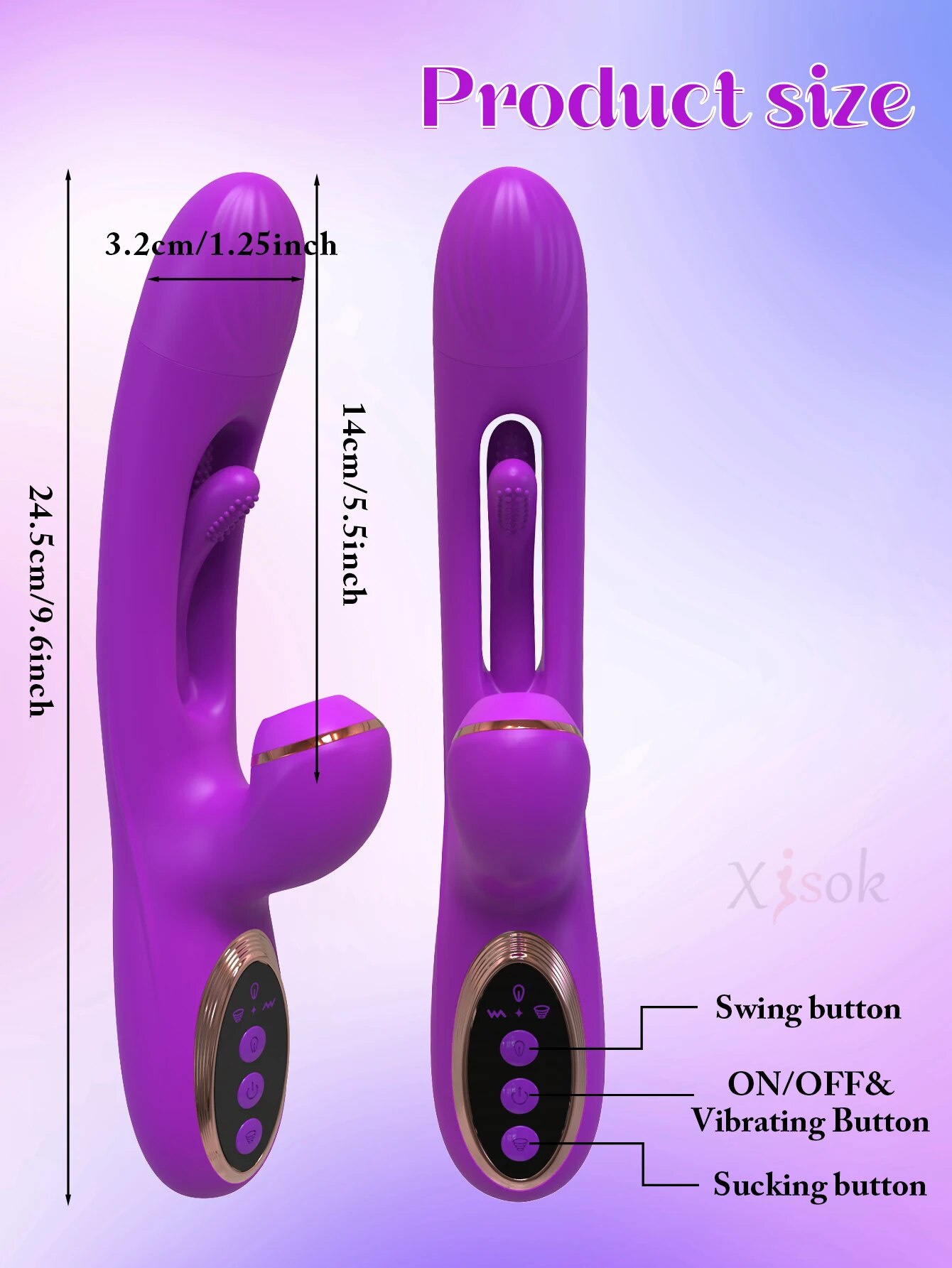 Dương vật giả 10 chế độ rung liếm bú hút đa năng tăng khoái cảm