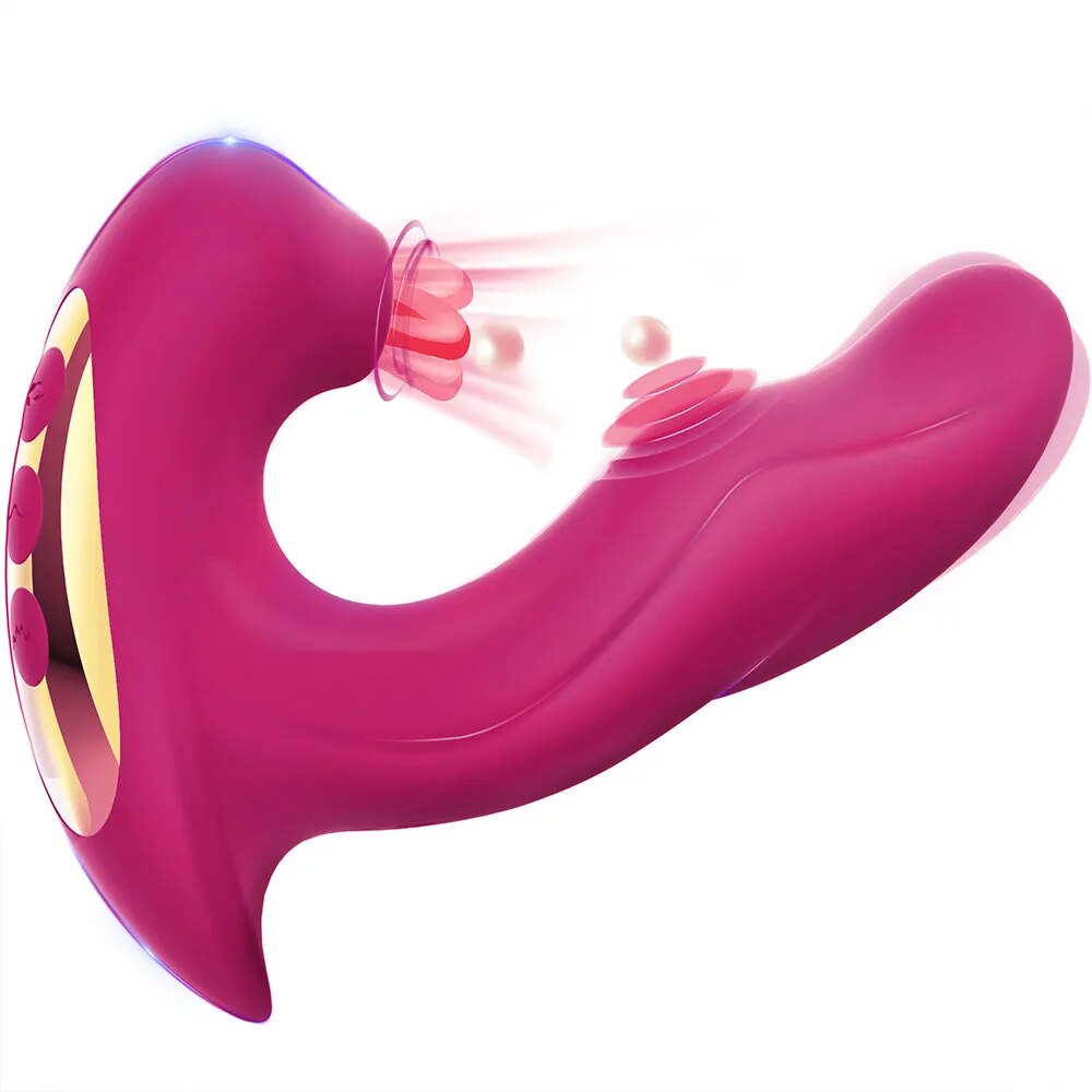 Máy massage điểm G 3in1 rung bú mút đa chức năng kích thích mạnh