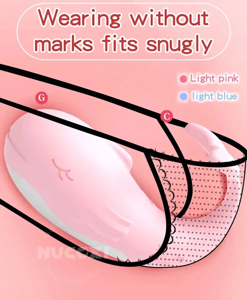 Trứng rung cá heo mini điều khiển không dây kích thích mạnh