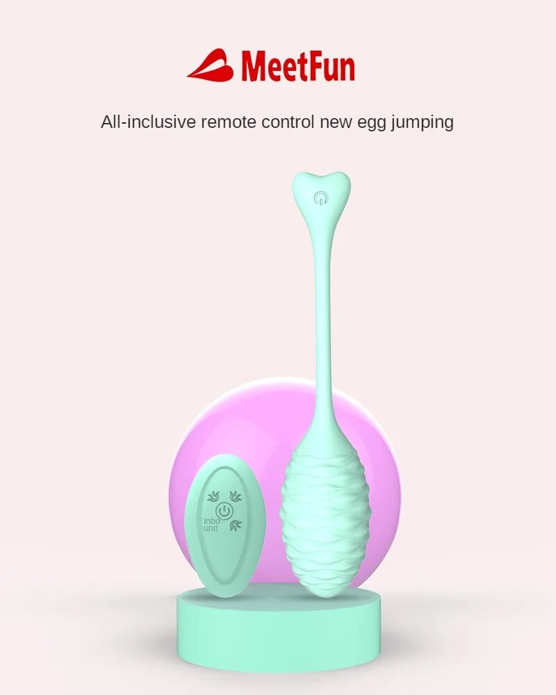 Trứng rung đuôi cá MeetFun gân sóng remote cảm ứng tiện lợi