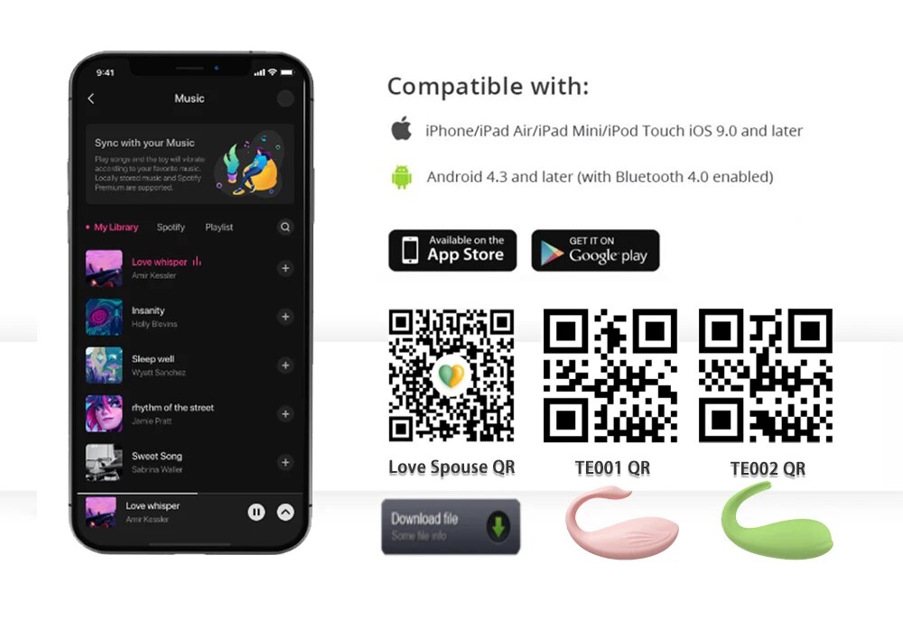 Trứng rung Love Spouse bluetooth cao cấp điều khiển app điện thoại