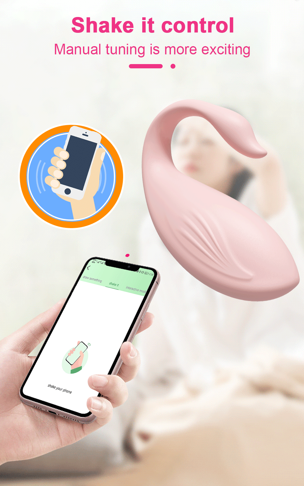 Trứng rung Love Spouse bluetooth cao cấp điều khiển app điện thoại