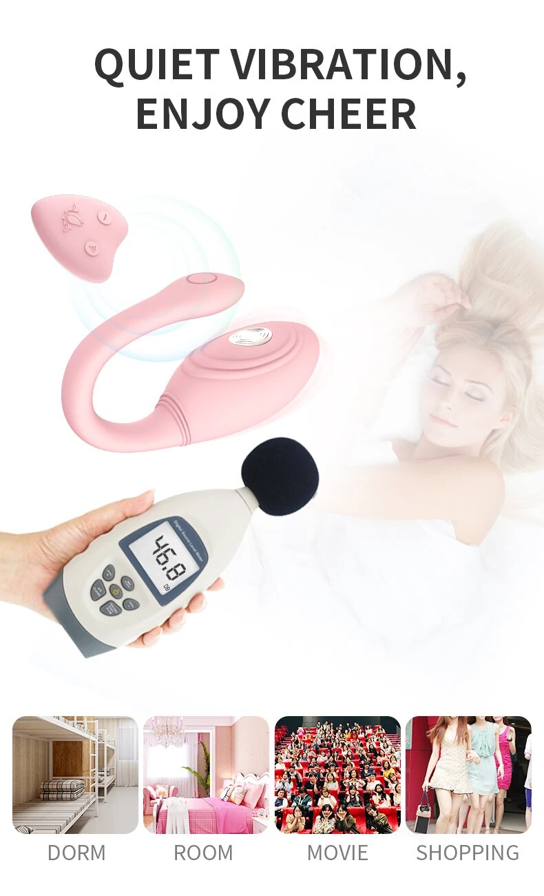 Trứng rung WOWYes điều khiển từ xa nhỏ gọn, kích thích cực đỉnh