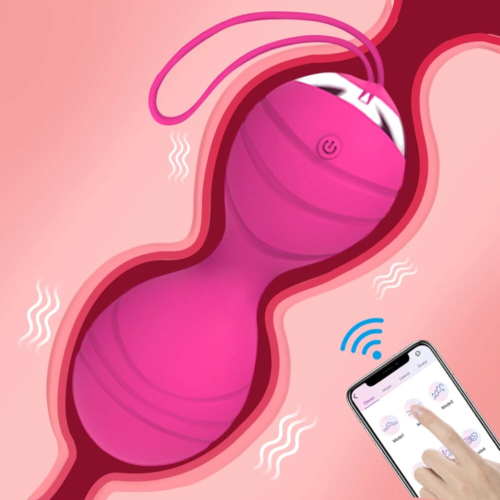 Bóng Kegel cao cấp điều khiển app giúp se khít âm đạo hiệu quả