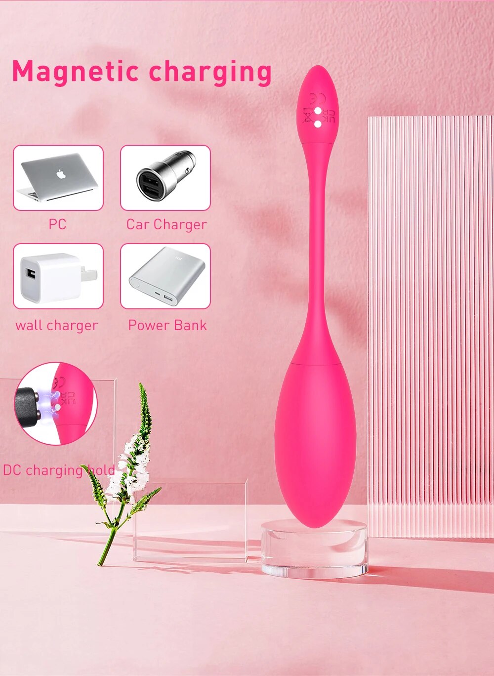 Thông tin Trứng rung sốc điện Levett điều khiển từ xa qua app bluetooth nhập khẩu