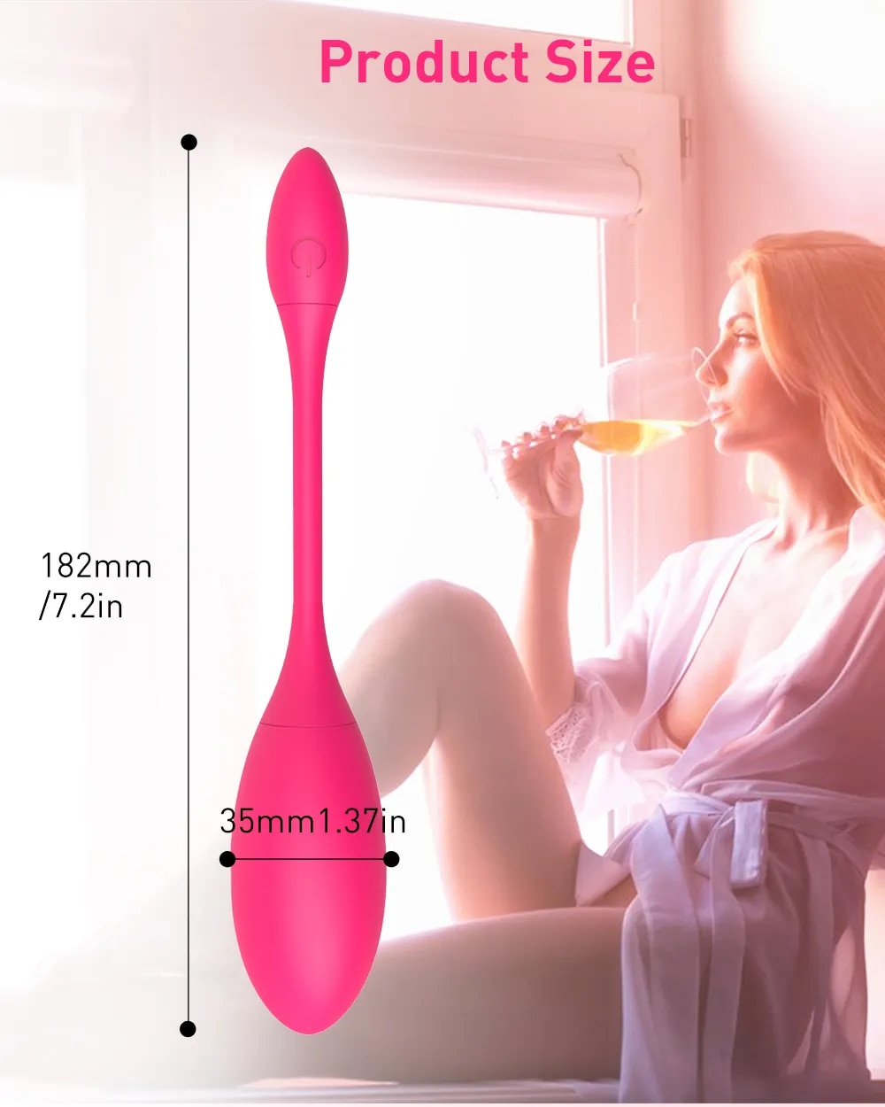 Thông tin Trứng rung sốc điện Levett điều khiển từ xa qua app bluetooth nhập khẩu