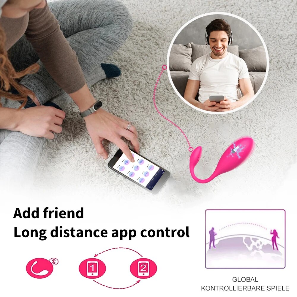 Thông tin Trứng rung sốc điện Levett điều khiển từ xa qua app bluetooth nhập khẩu