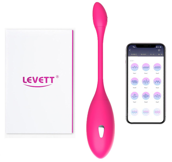 Thông tin Trứng rung sốc điện Levett điều khiển từ xa qua app bluetooth nhập khẩu