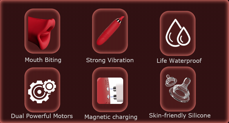 Trứng rung hoa hồng đa chức năng kích thích điểm G và oral sex