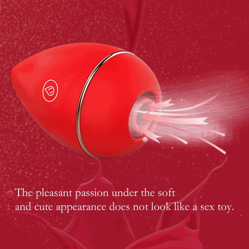 Trứng rung bú hút trang điểm hình giọt nước kích thích mê ly