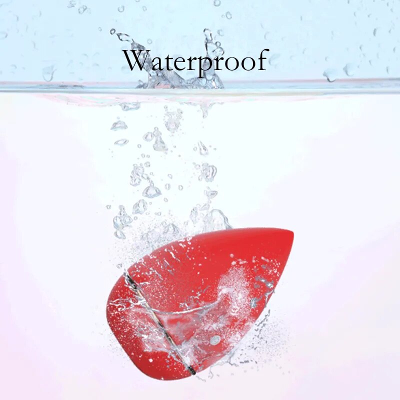 Trứng rung bú hút trang điểm hình giọt nước kích thích mê ly