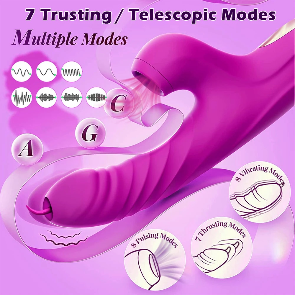 Review Dương vật giả đa năng rung ngoáy thụt hút lưỡi liếm mút toả nhiệt hàng xách tay