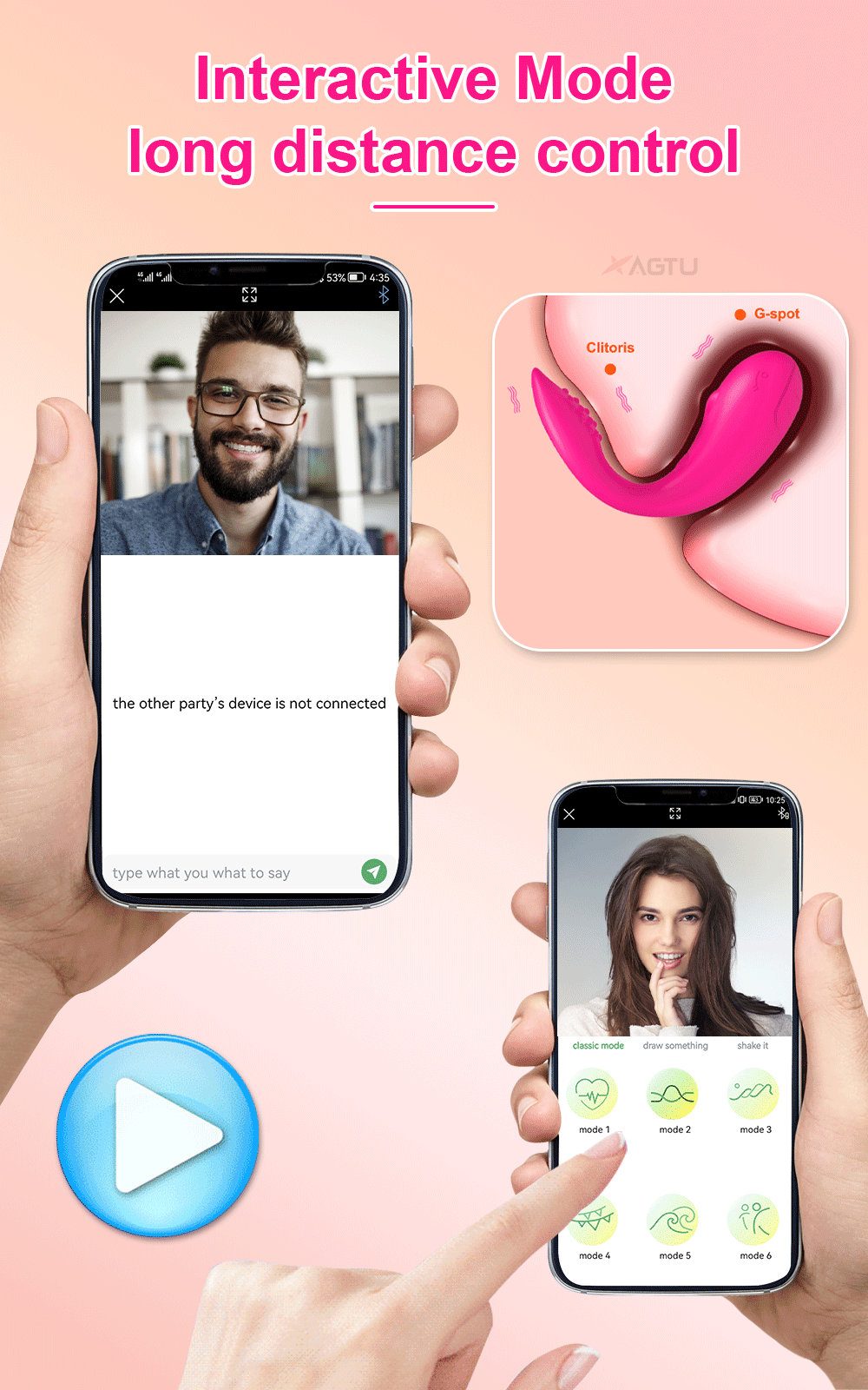 Nhập sỉ Trứng rung cá heo Love Spouse kết nối bluetooth điều khiển qua app TD042 hàng mới về