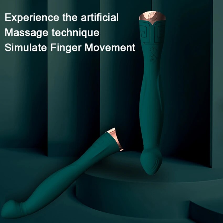 Dương vật giả đa năng ngón tay rung kích thích điểm G mạnh mẽ