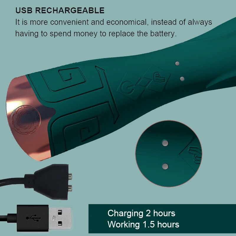 Dương vật giả đa năng ngón tay rung kích thích điểm G mạnh mẽ