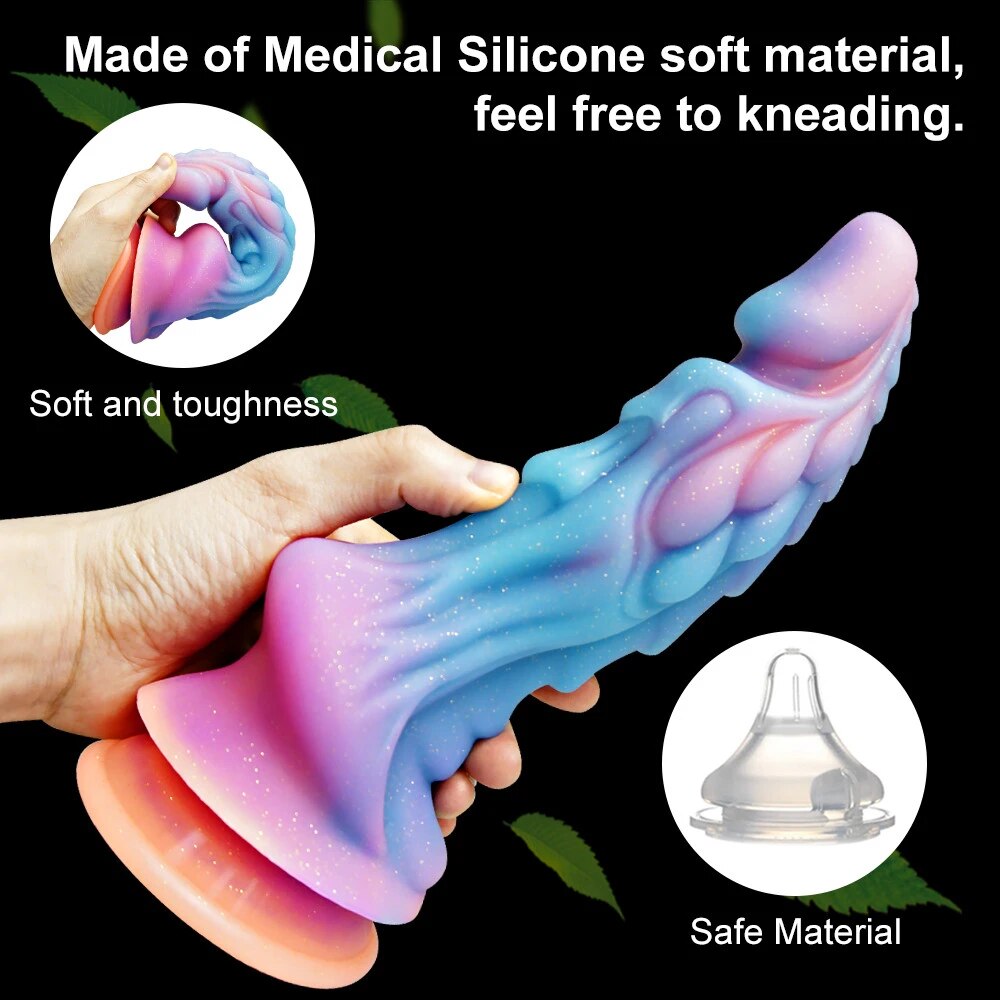 Dương vật giả rồng phát sáng size lớn gắn tường nhiều màu siêu hấp dẫn