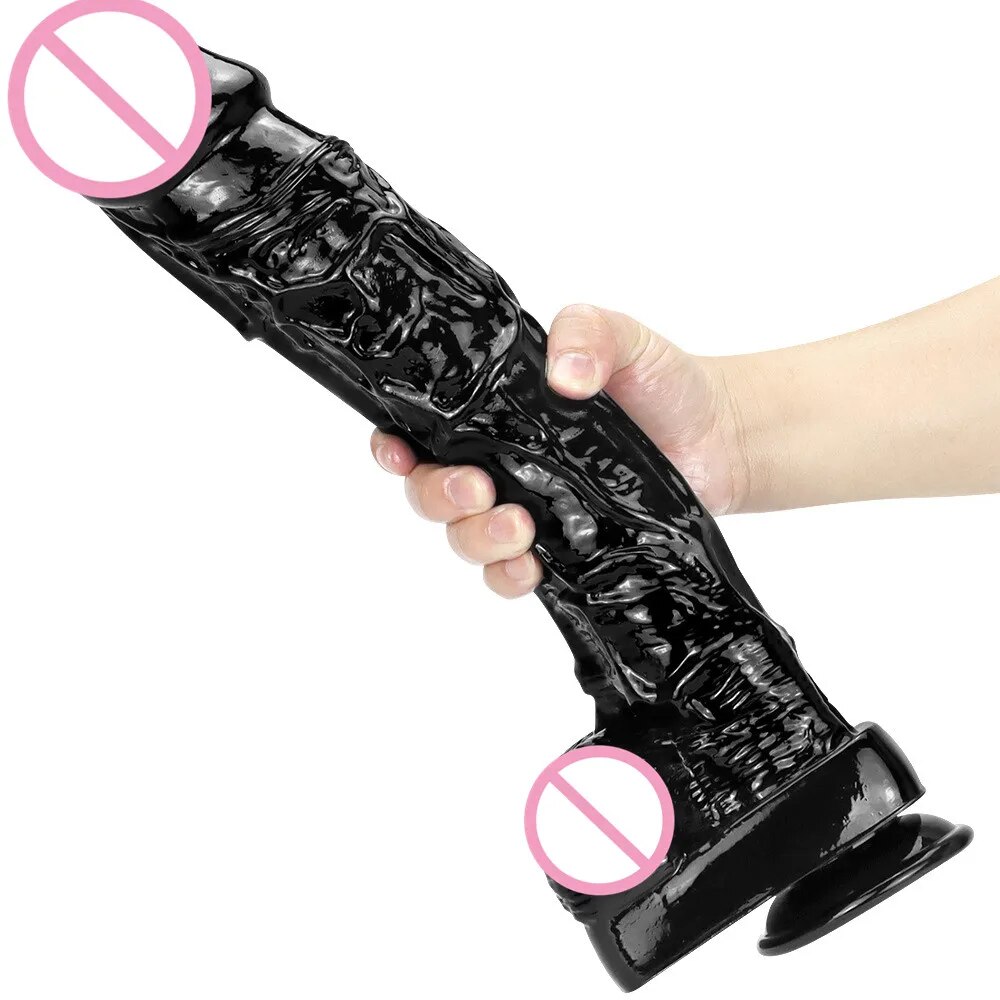 Sỉ Dương vật giả dính tường màu đen size lớn hàng to khủng giống thật cao cấp