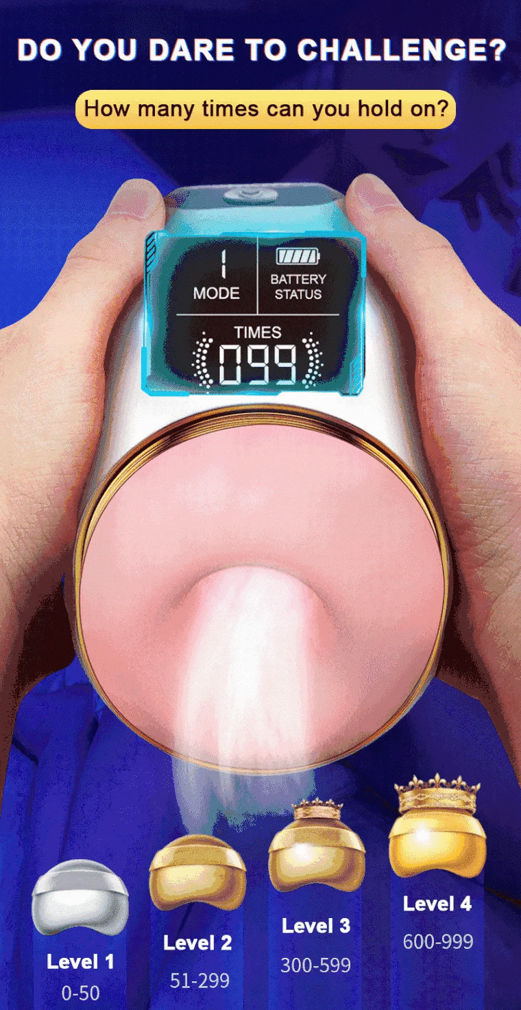 Âm đạo giả rung tự động co bóp bú hút siêu thực, kích thích