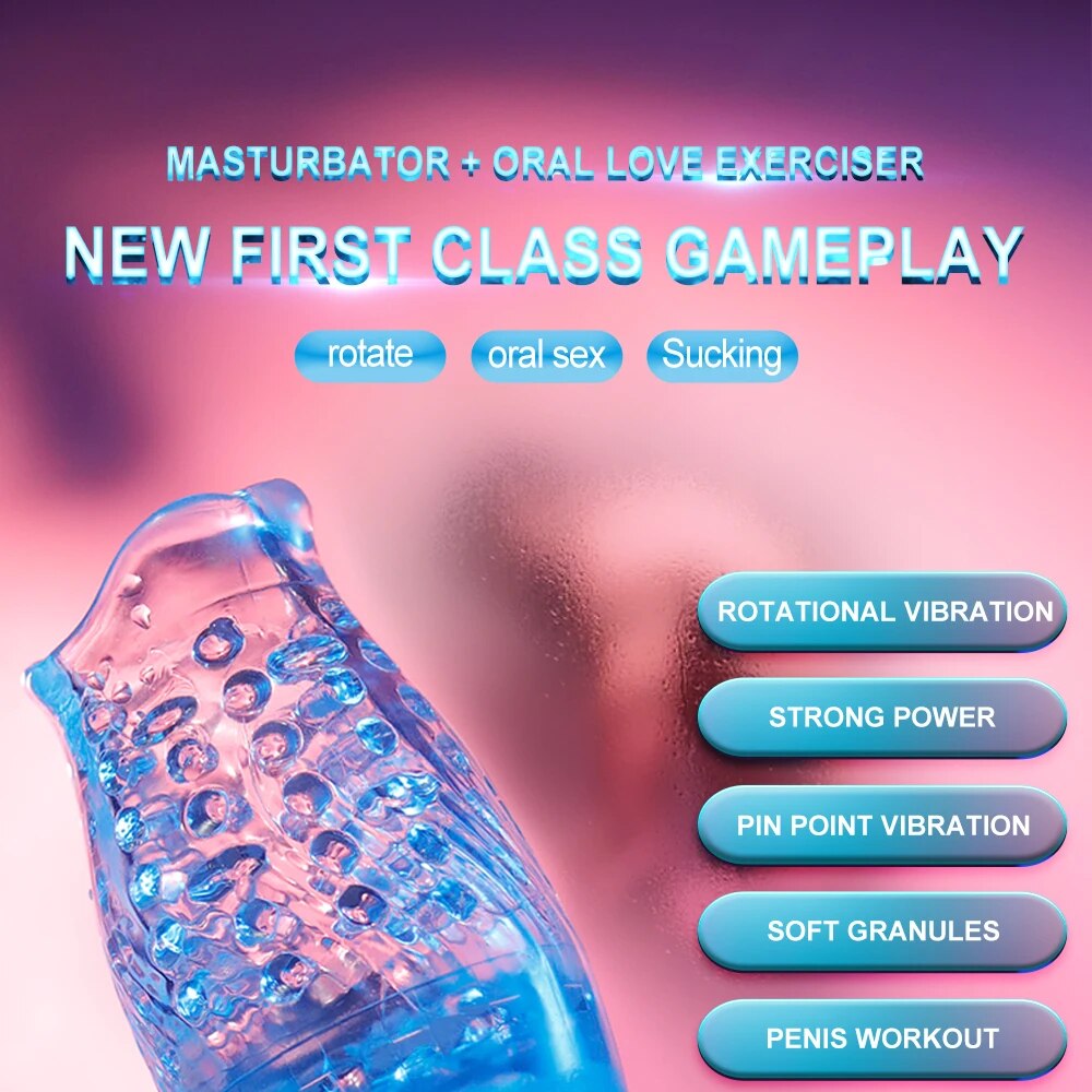 Máy thủ dâm cao cấp tự động xoay tròn bú hút tăng kích thước