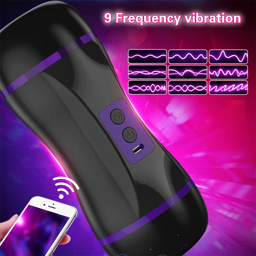 Âm đạo giả 3D 2 đầu rung hút điều khiển app, hưng phấn cực đỉnh