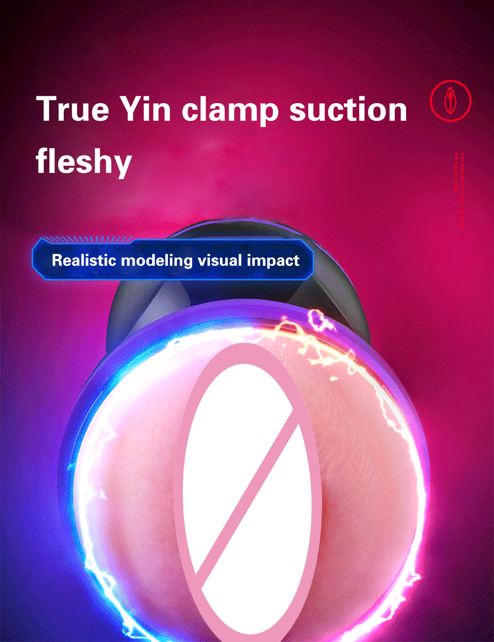 Âm đạo giả 3D 2 đầu rung hút điều khiển app, hưng phấn cực đỉnh