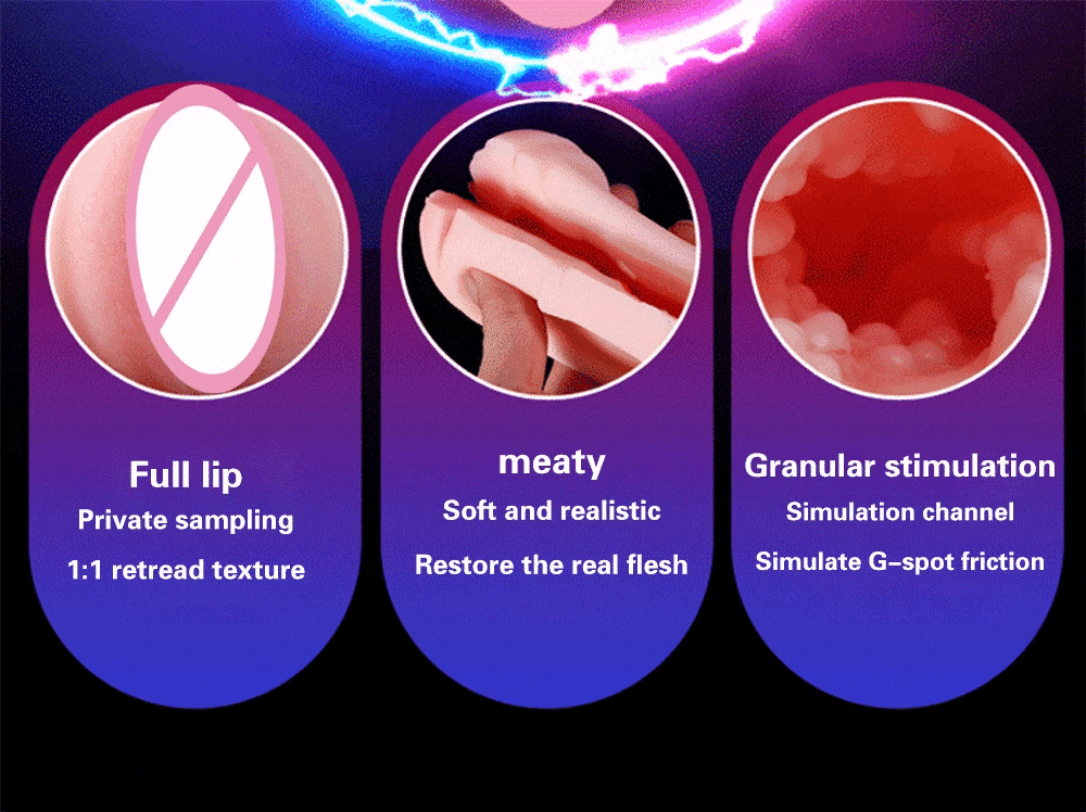 Âm đạo giả 3D 2 đầu rung hút điều khiển app, hưng phấn cực đỉnh