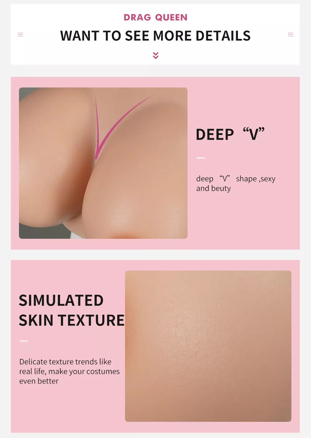 Ngực giả silicone cao cấp cosplay Drag Queen kích thích nam nữ