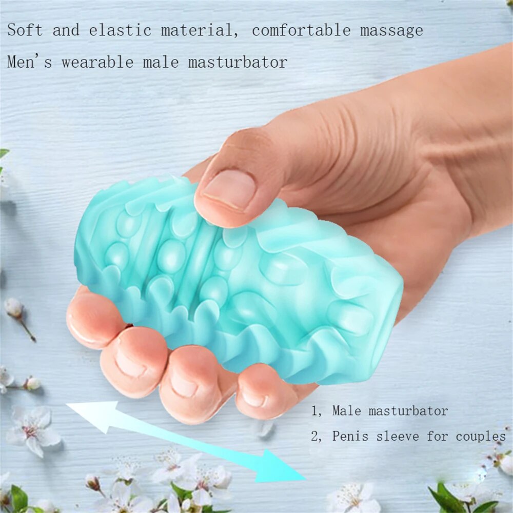 Ống tự sướng nam mềm mại, âm đạo giả, sản phẩm tình dục cho nam, tập luyện sức bền nam giới, cốc tự sướng bằng vácuum 