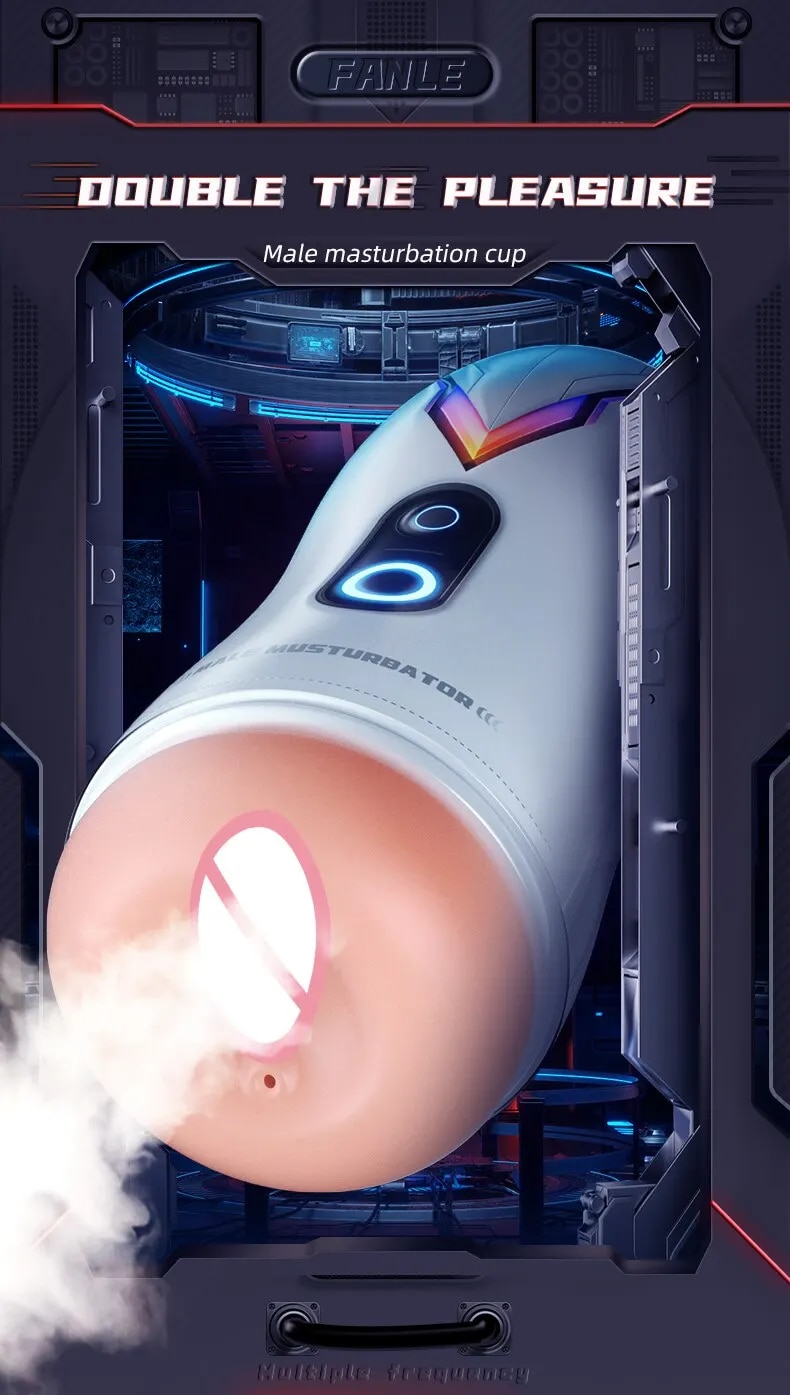 Âm đạo giả Mecha rung cao cấp cho nam thủ dâm tự sướng cực phê