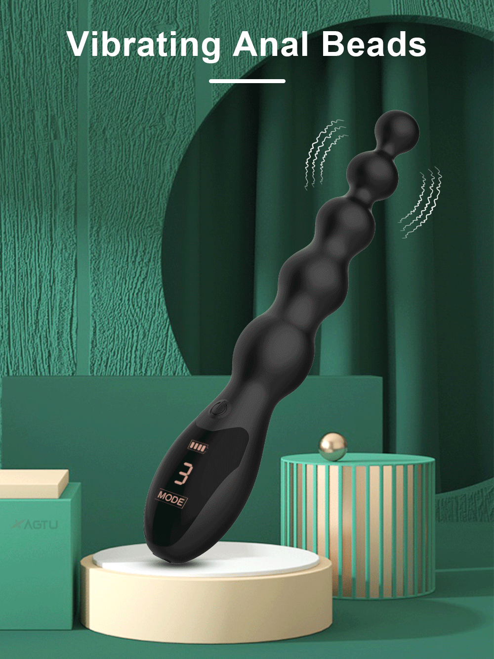 Que rung hậu môn massage tiền liệt tuyến màn hình LED cao cấp
